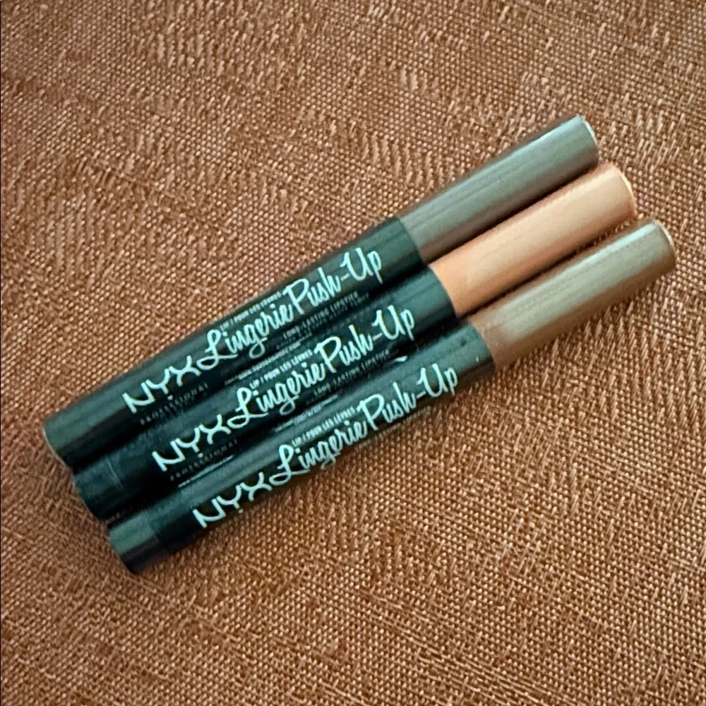 NYX Lipstick Trio - Brown, Nude, Black - Picture 2 of 3